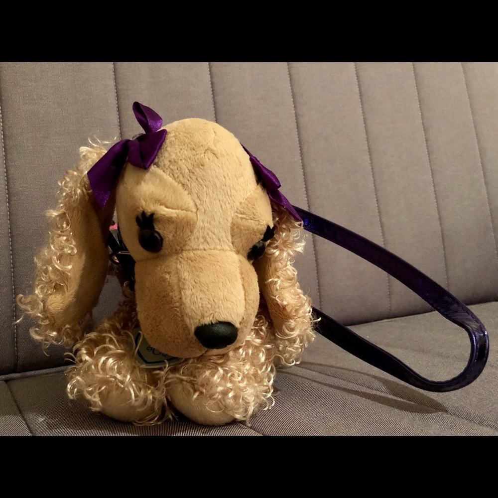 New Girls Poodle Shape Plush Bag